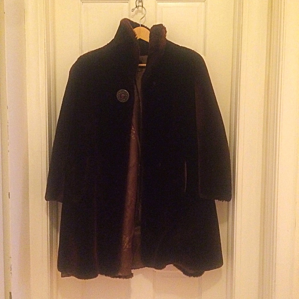 Vintage Shearling Fur Coat sz S/M